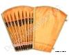 Nine Chinese Calligraphy Brush Set - Wolf Hair